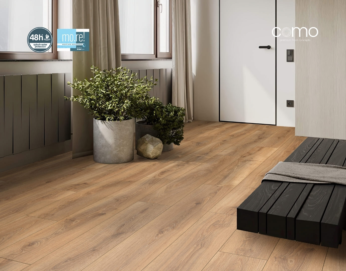 krono-original-atlantic-8-eggshell-oak-laminate-installed-in-modern-living-room